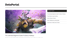 Desktop Screenshot of dotaportal.com