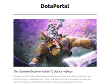 Tablet Screenshot of dotaportal.com